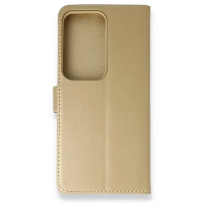 Samsung Galaxy S20 Ultra Trend S Plus Kapaklı Kılıf - Gold
