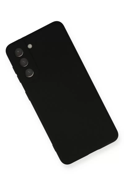 Samsung Galaxy S21 FE Kılıf Nano içi Kadife Silikon - Siyah