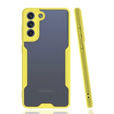 Samsung Galaxy S21 FE Kılıf Platin Silikon - Sarı