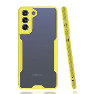 Samsung Galaxy S21 FE Kılıf Platin Silikon - Sarı