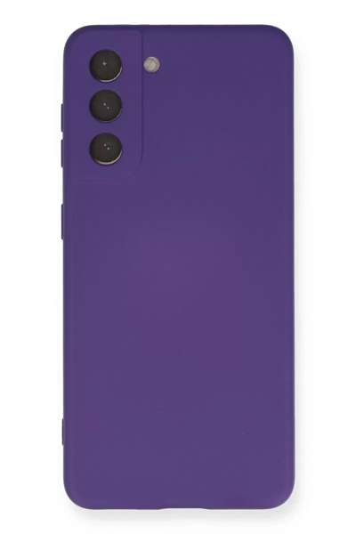 Samsung Galaxy S21 Kılıf Nano içi Kadife Silikon - Mor
