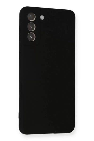 Samsung Galaxy S21 Plus Kılıf Nano içi Kadife Silikon - Siyah