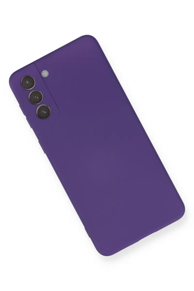 Samsung Galaxy S21 Plus Kılıf Nano içi Kadife Silikon - Mor