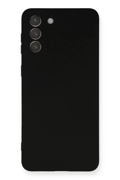 Samsung Galaxy S21 Plus Kılıf Nano içi Kadife Silikon - Siyah