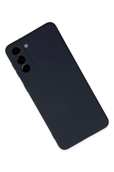 Samsung Galaxy S21 Plus Kılıf Nano içi Kadife Silikon - Lacivert