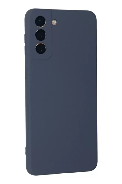 Samsung Galaxy S21 Plus Kılıf Nano içi Kadife Silikon - Gri