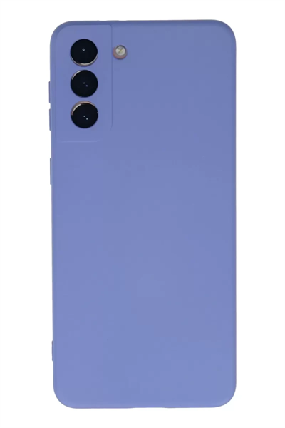 Samsung Galaxy S21 Plus Kılıf Nano içi Kadife Silikon - Lila