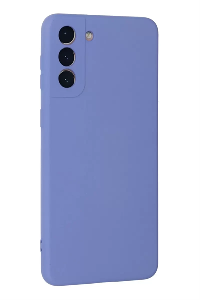 Samsung Galaxy S21 Plus Kılıf Nano içi Kadife Silikon - Lila