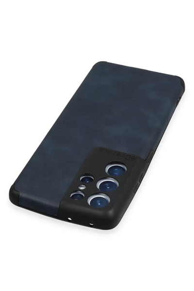 Samsung Galaxy S21 Ultra Kılıf Loop Deri Silikon - Lacivert