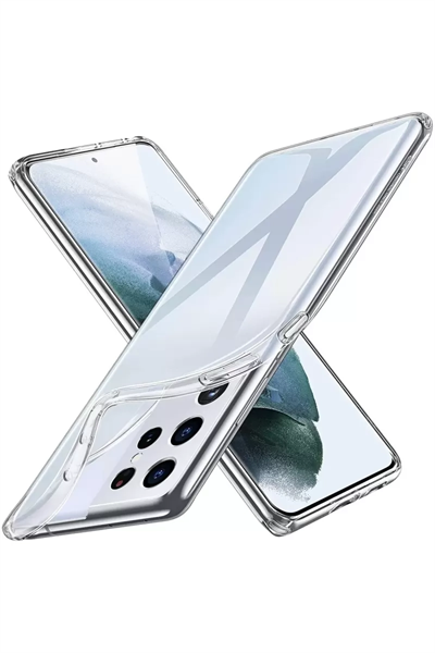 Samsung Galaxy S21 Ultra Kılıf Lüx Şeffaf Silikon