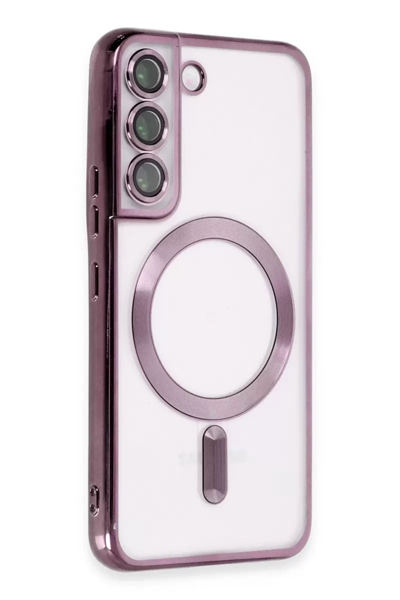 Samsung Galaxy S22 Kılıf Kross Magneticsafe Kapak - Mor