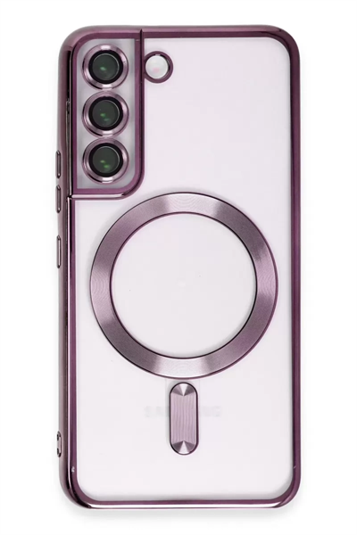 Samsung Galaxy S22 Kılıf Kross Magneticsafe Kapak - Mor