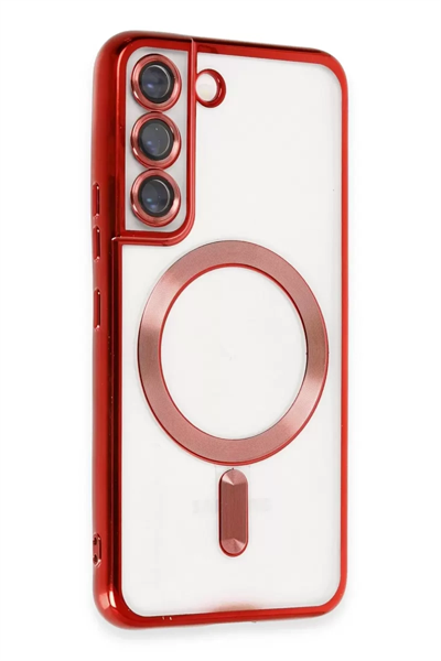 Samsung Galaxy S22 Kılıf Kross Magneticsafe Kapak - Kırmızı