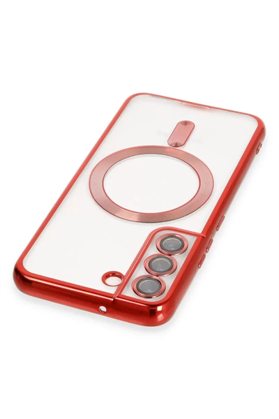Samsung Galaxy S22 Kılıf Kross Magneticsafe Kapak - Kırmızı