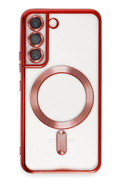 Samsung Galaxy S22 Kılıf Kross Magneticsafe Kapak - Kırmızı
