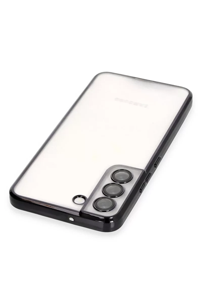 Samsung Galaxy S22 Kılıf Lensli Silikon - Siyah