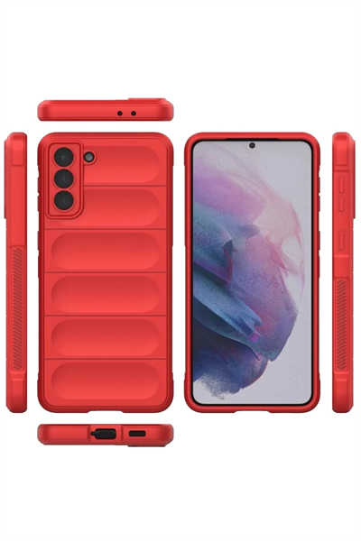 Samsung Galaxy S22 Plus Kılıf Optimum Silikon - Kırmızı