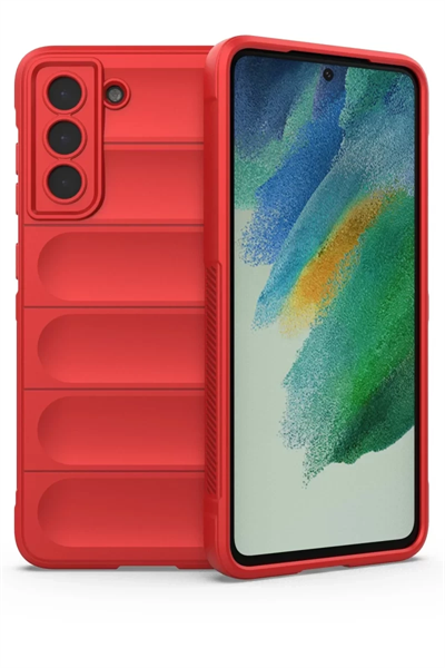 Samsung Galaxy S22 Plus Kılıf Optimum Silikon - Kırmızı