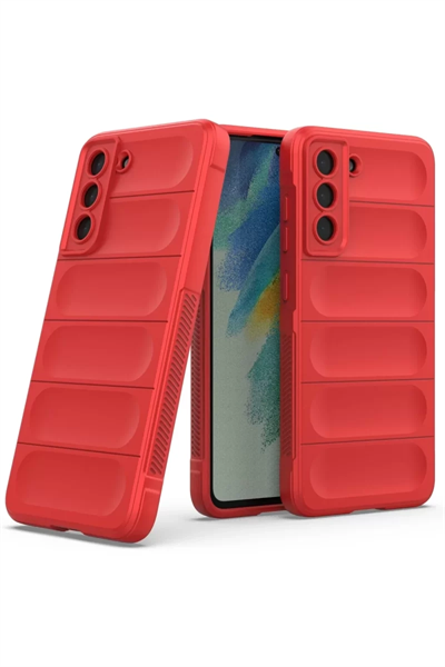 Samsung Galaxy S22 Plus Kılıf Optimum Silikon - Kırmızı