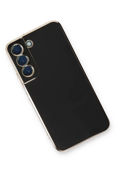 Samsung Galaxy S22 Plus Kılıf Volet Silikon - Siyah