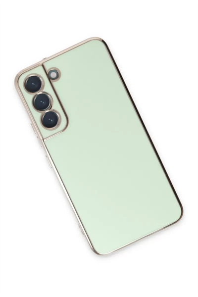 Samsung Galaxy S22 Plus Kılıf Volet Silikon - Açık Yeşil