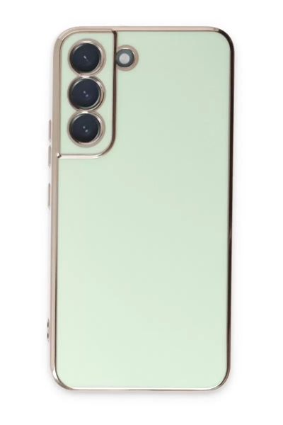 Samsung Galaxy S22 Plus Kılıf Volet Silikon - Açık Yeşil