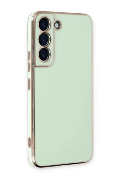 Samsung Galaxy S22 Plus Kılıf Volet Silikon - Açık Yeşil