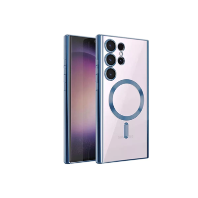 Samsung Galaxy S22 Ultra Kılıf Kross Magneticsafe Kapak - Sierra Blue