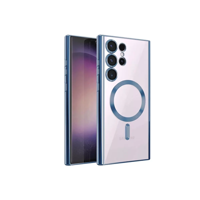 Samsung Galaxy S22 Ultra Kılıf Kross Magneticsafe Kapak - Sierra Blue