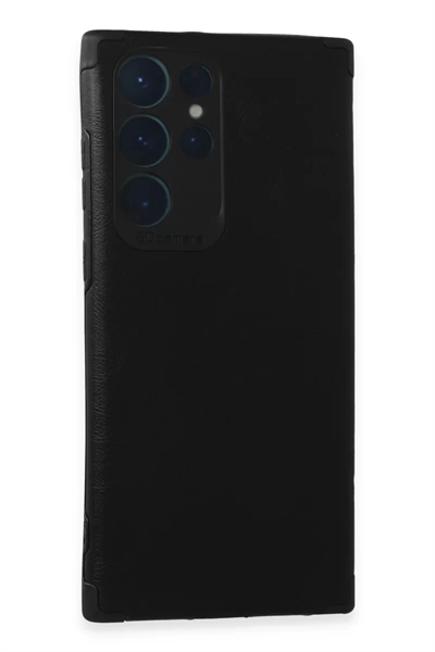 Samsung Galaxy S22 Ultra Kılıf Loop Deri Silikon - Siyah