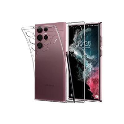 Samsung Galaxy S22 Ultra Kılıf Lüx Şeffaf Silikon