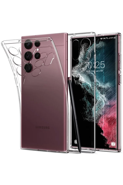 Samsung Galaxy S22 Ultra Kılıf Lüx Şeffaf Silikon
