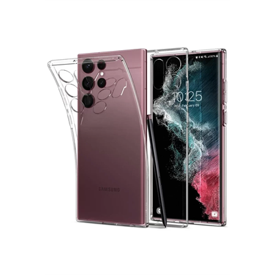 Samsung Galaxy S22 Ultra Kılıf Lüx Şeffaf Silikon