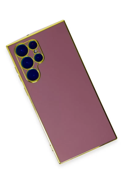 Samsung Galaxy S22 Ultra Kılıf Volet Silikon - Kırmızı