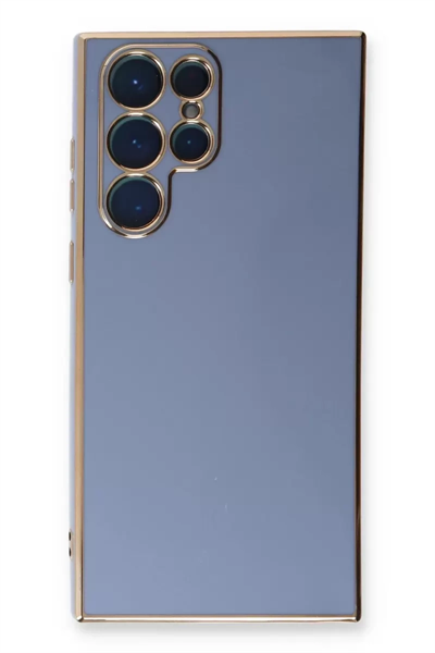 Samsung Galaxy S22 Ultra Kılıf Volet Silikon - Mavi
