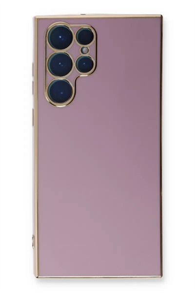 Samsung Galaxy S22 Ultra Kılıf Volet Silikon - Mor