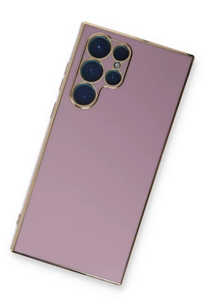 Samsung Galaxy S22 Ultra Kılıf Volet Silikon - Mor