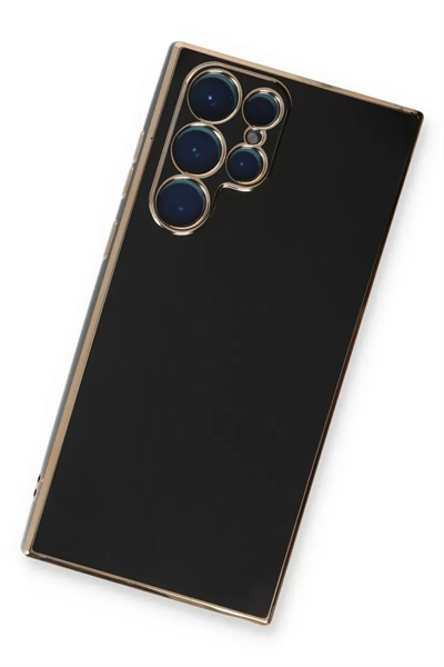Samsung Galaxy S22 Ultra Kılıf Volet Silikon - Siyah