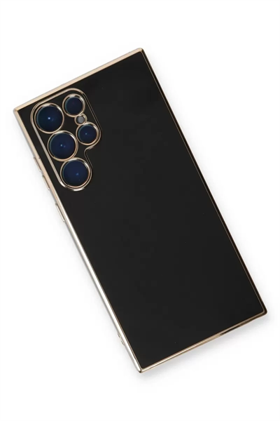 Samsung Galaxy S22 Ultra Kılıf Volet Silikon - Siyah