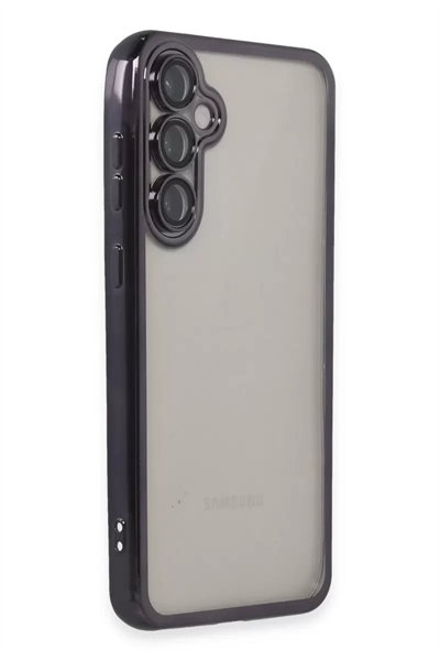 Samsung Galaxy S23 FE Kılıf Lensli Silikon - Mor