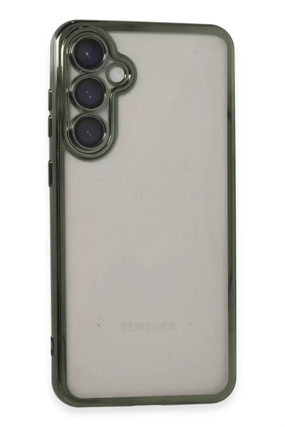 Samsung Galaxy S23 FE Kılıf Lensli Silikon - Yeşil