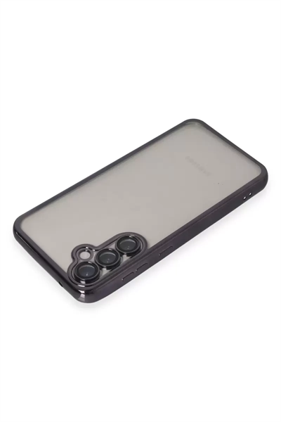 Samsung Galaxy S23 FE Kılıf Lensli Silikon - Mor