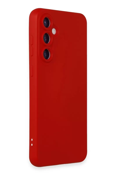Samsung Galaxy S23 FE Kılıf Nano içi Kadife Silikon - Kırmızı