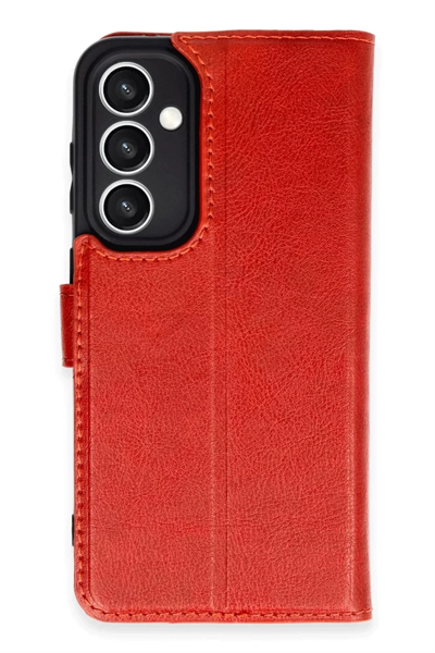 Samsung Galaxy S23 FE Kılıf Trend S Plus Kapaklı Kılıf - Kırmızı