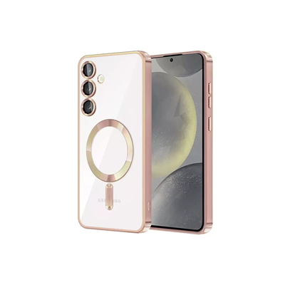 Samsung Galaxy S23 Kılıf Kross Magneticsafe Kapak - Rose