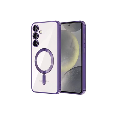 Samsung Galaxy S23 Kılıf Kross Magneticsafe Kapak - Mor