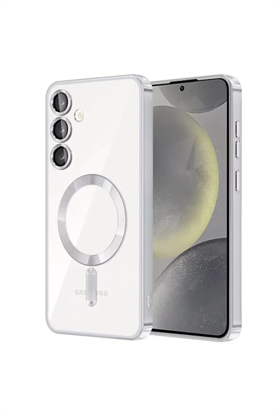 Samsung Galaxy S23 Kılıf Kross Magneticsafe Kapak - Titan Gri