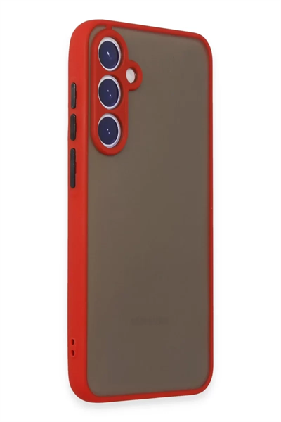 Samsung Galaxy S23 Kılıf Montreal Silikon Kapak - Kırmızı