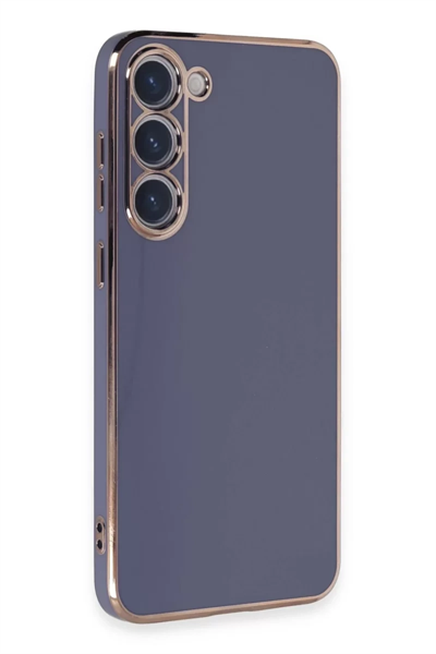 Samsung Galaxy S23 Kılıf Volet Silikon - Mavi