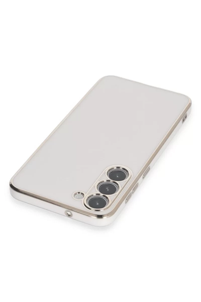 Samsung Galaxy S23 Kılıf Volet Silikon - Beyaz